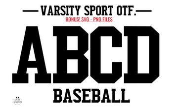 Varsity Army Fonts for Sports Branding Projects