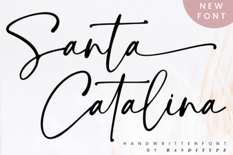 Santa Catalina Font for Logo & Packaging Design