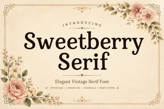 Sweetberry Serif Font for Beautiful Design Projects